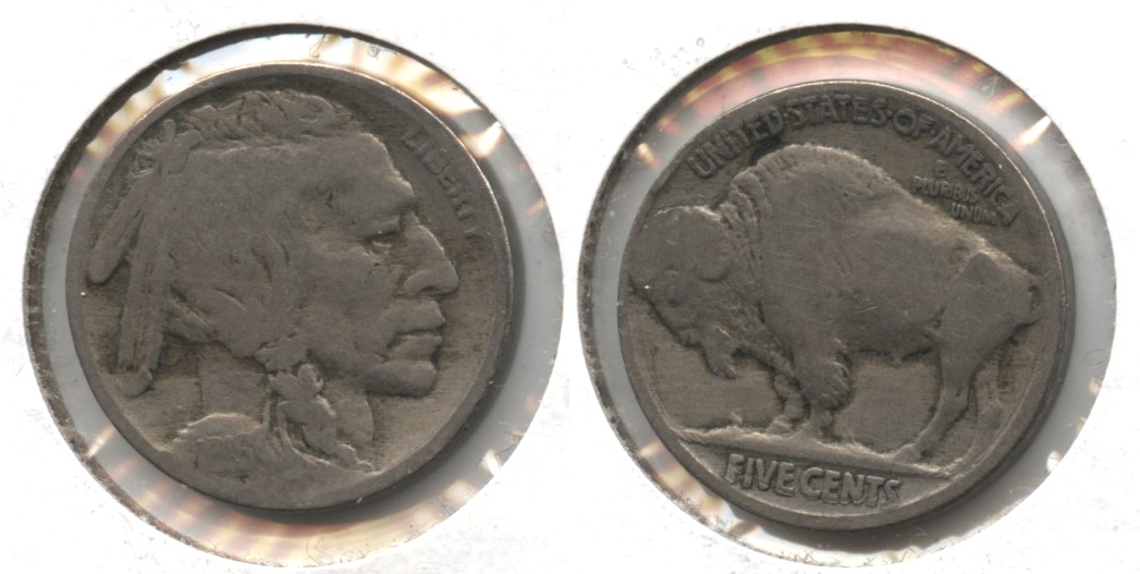 1916 Buffalo Nickel Good-4 #at Obverse Scratch
