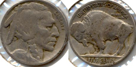 1916 Buffalo Nickel Good-4 h Reverse Scratch
