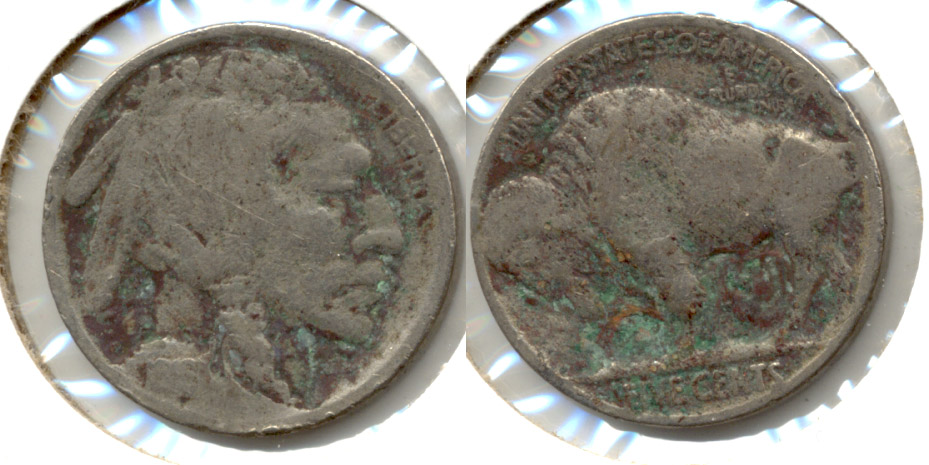 1916 Buffalo Nickel Good-4 q Corrosion