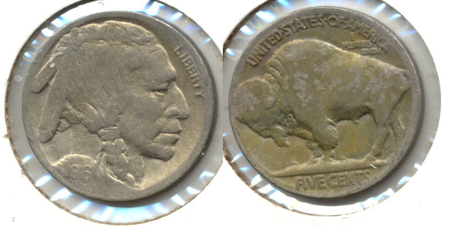 1916 Buffalo Nickel Good-4 y Acid Dip