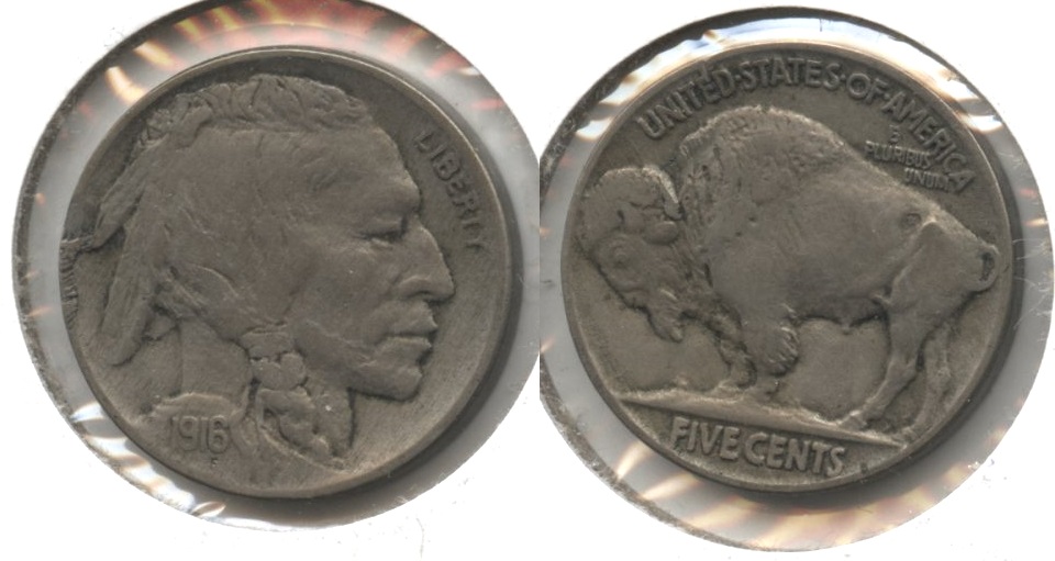 1916 Buffalo Nickel VF-20 #e