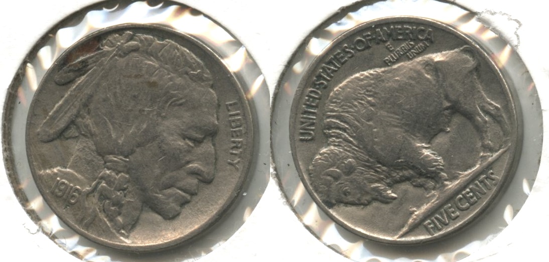1916 Buffalo Nickel VF-20 #g