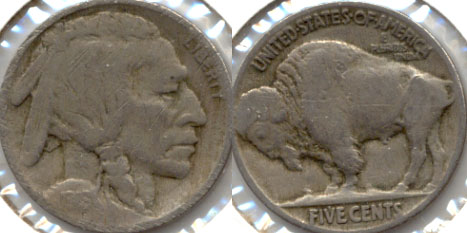 1916 Buffalo Nickel VG-8 d Scratched