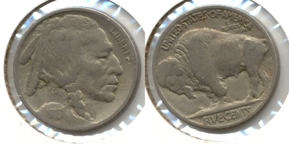 1916 Buffalo Nickel VG-8 t Reverse Scratch