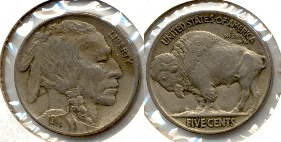1917 Buffalo Nickel EF-40