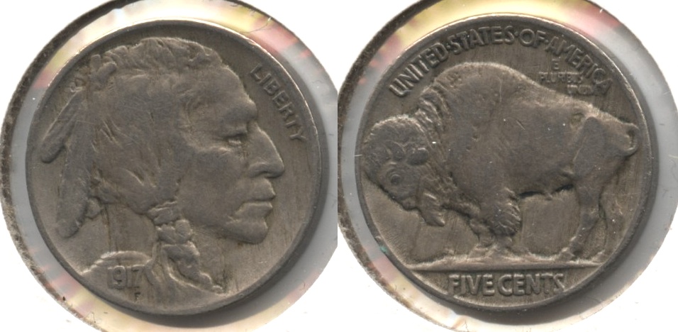 1917 Buffalo Nickel EF-40 #a