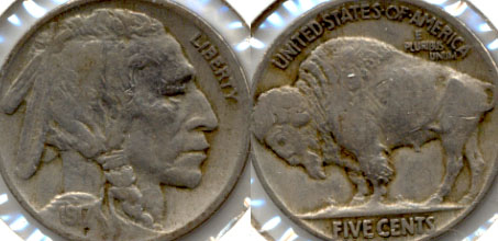 1917 Buffalo Nickel Fine-12