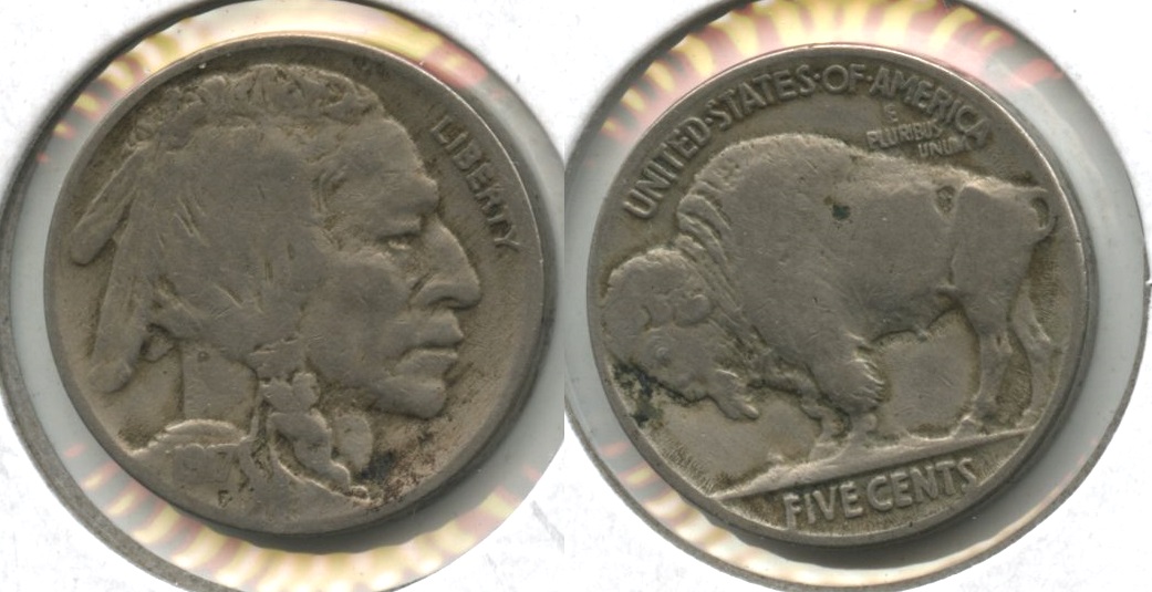1917 Buffalo Nickel Fine-12 #ab