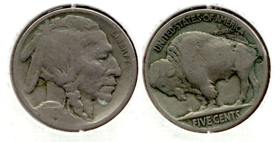 1917 Buffalo Nickel Good-4 ah