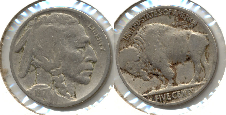 1917 Buffalo Nickel Good-4 ap