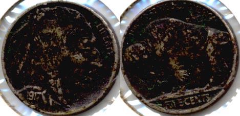 1917 Buffalo Nickel VF-20 Dark