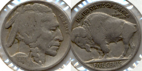 1917 Buffalo Nickel VG-8