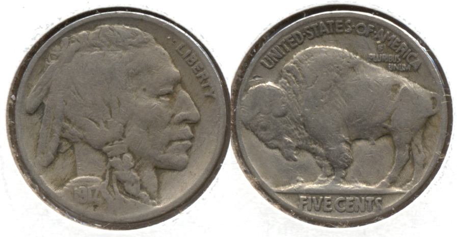 1917 Buffalo Nickel VG-8 z