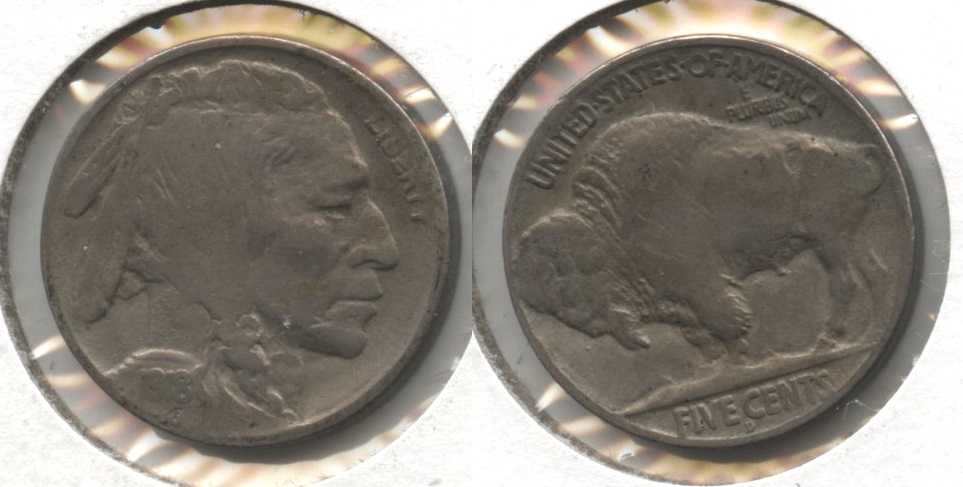 1918-D Buffalo Nickel Fine-12 #f