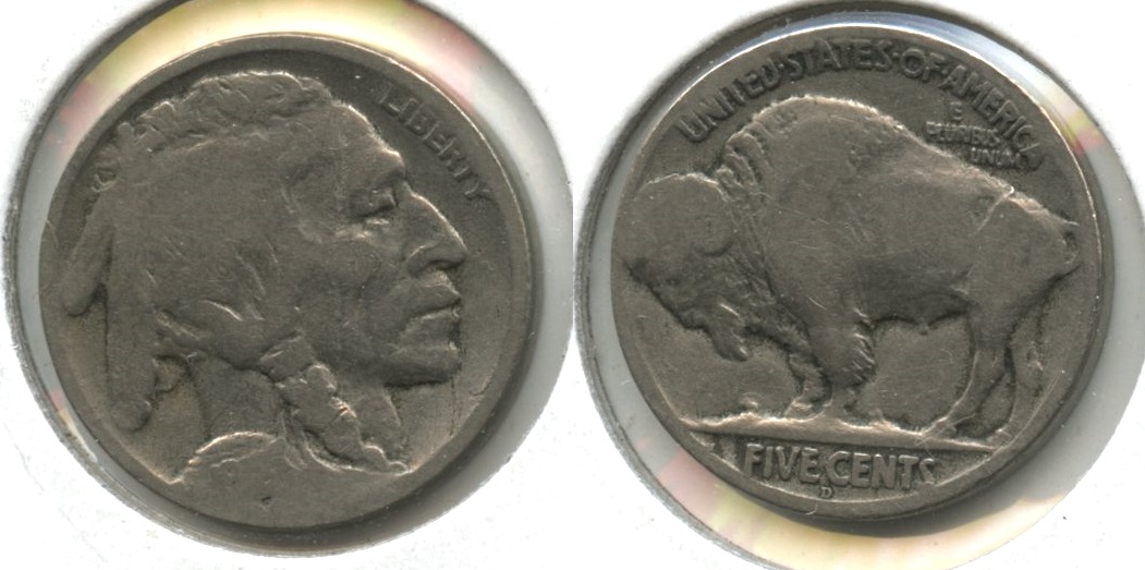 1918-D Buffalo Nickel Good-4 #l Lamingation