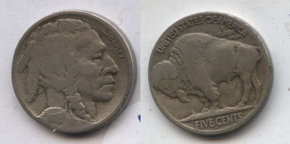 1918-D Buffalo Nickel VG-8 #b