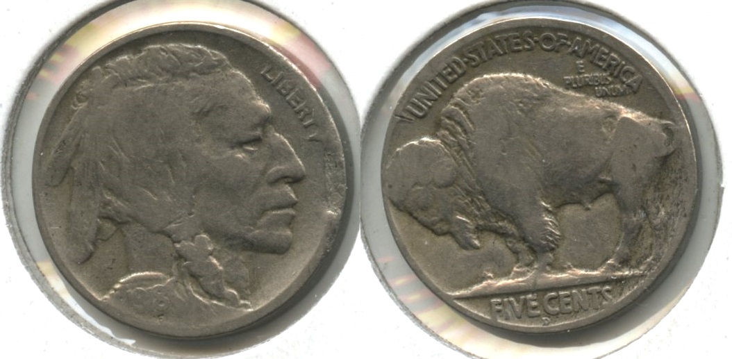 1918-D Buffalo Nickel VG-8 #f