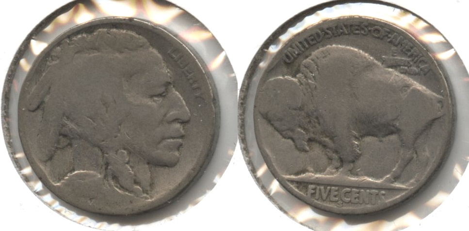 1918-S Buffalo Nickel AG-3