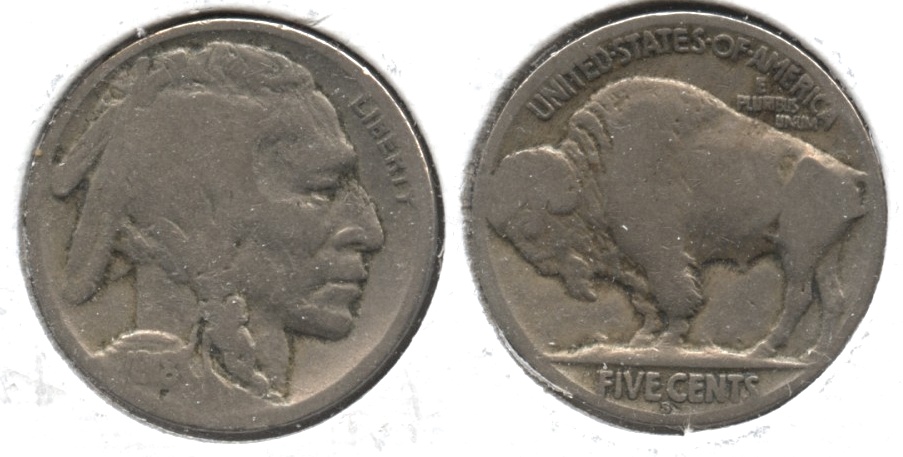 1918-S Buffalo Nickel VG-8