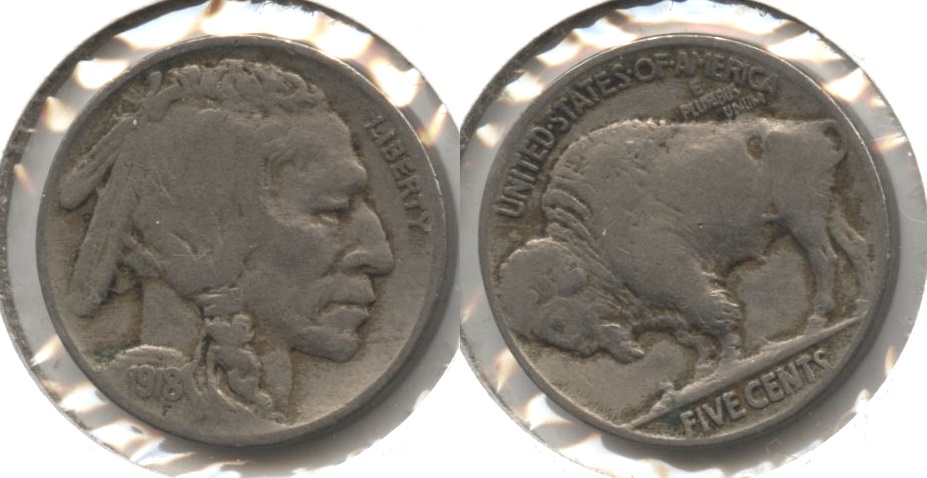 1918 Buffalo Nickel Fine-12