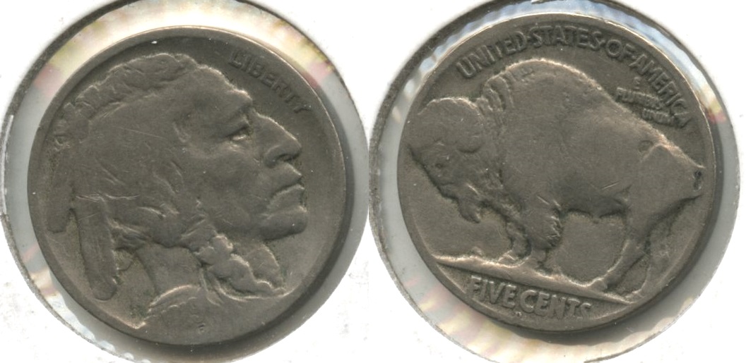 1919-D Buffalo Nickel Good-4 #g Obverse Scuff