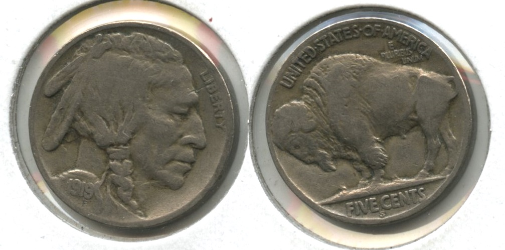 1919-S Buffalo Nickel VG-8 #c