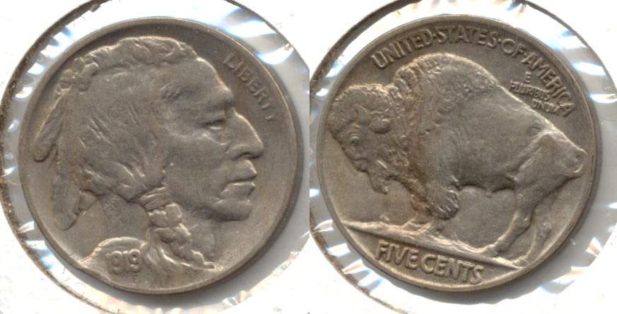 1919 Buffalo Nickel EF-45