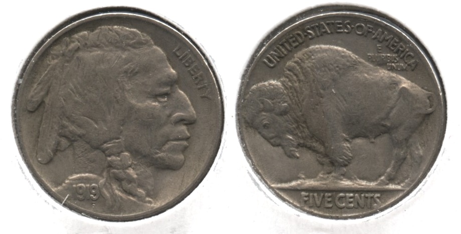 1919 Buffalo Nickel VF-20 #a