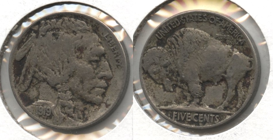 1919 Buffalo Nickel VF-20 #b Dark Matter