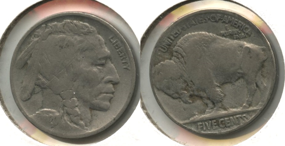 1920-D Buffalo Nickel AG-3 #at
