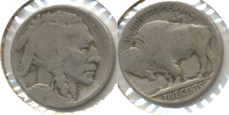 1920-D Buffalo Nickel AG-3 r