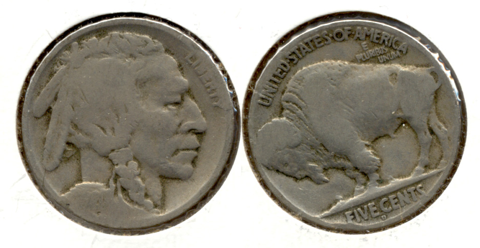 1920-D Buffalo Nickel AG-3 w