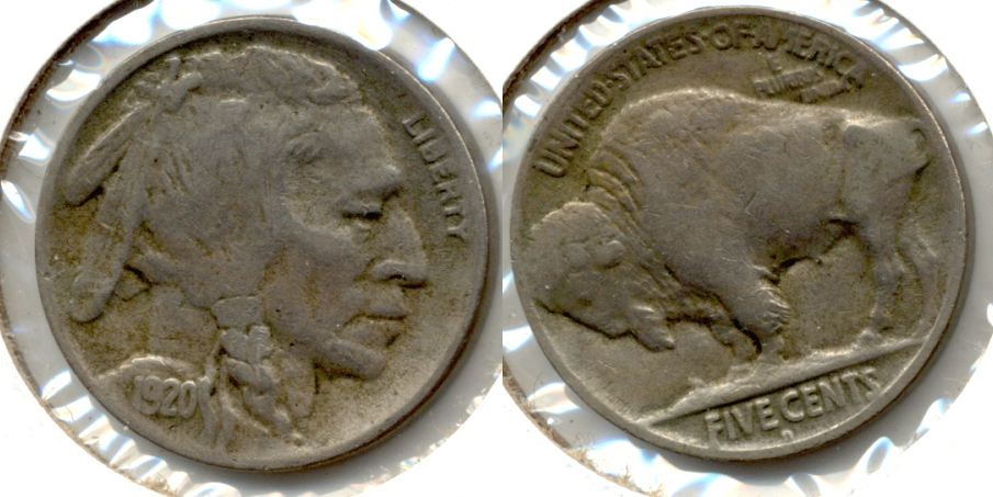 1920-D Buffalo Nickel Fine-12 b