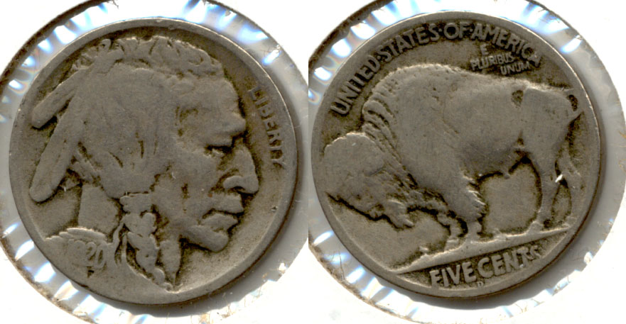 1920-D Buffalo Nickel Good-4 p