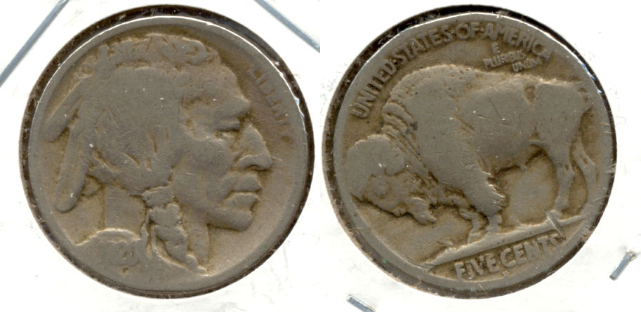 1920-D Buffalo Nickel Good-4 x