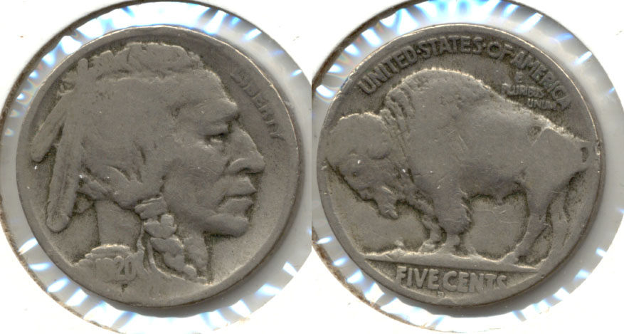 1920-D Buffalo Nickel Good-4 z