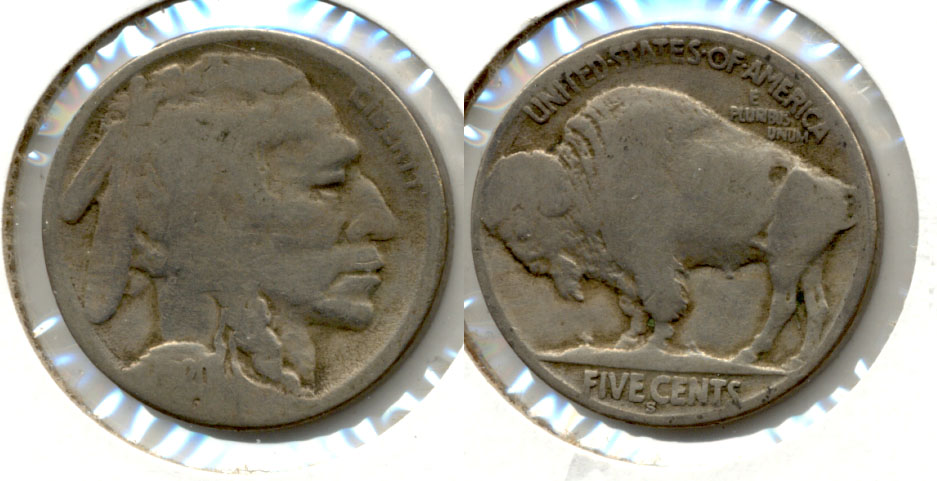 1920-S Buffalo Nickel AG-3 ab