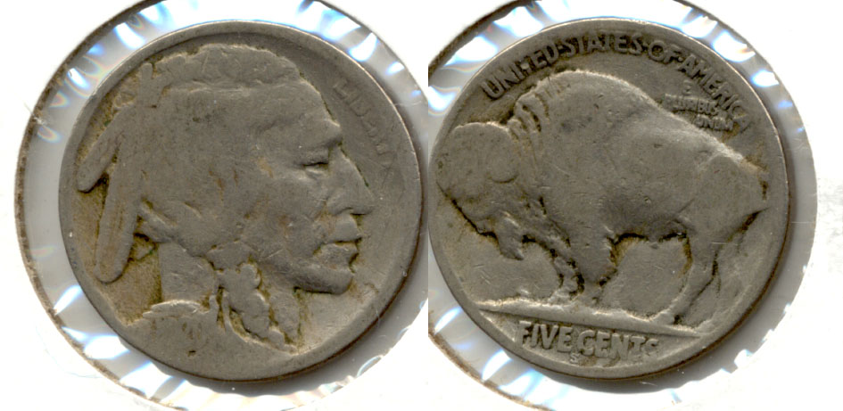1920-S Buffalo Nickel AG-3 ae
