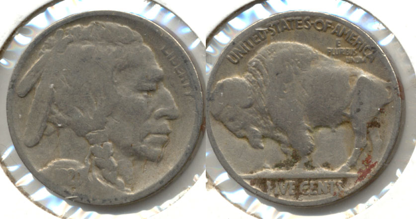 1920-S Buffalo Nickel AG-3 ar