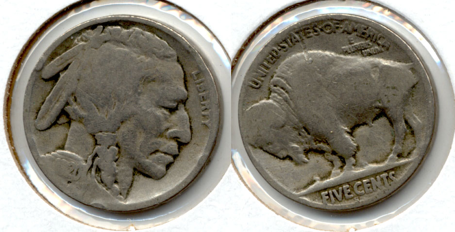 1920-S Buffalo Nickel AG-3 ay