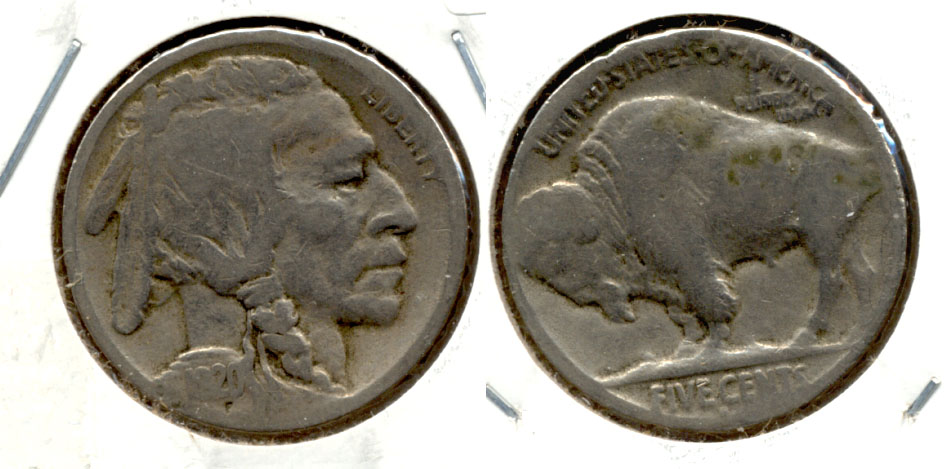 1920-S Buffalo Nickel AG-3 bk