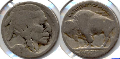 1920-S Buffalo Nickel AG-3 e