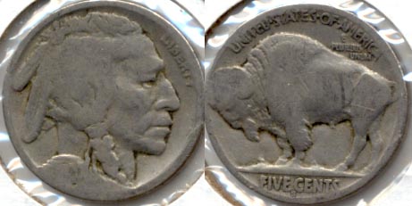 1920-S Buffalo Nickel AG-3 f