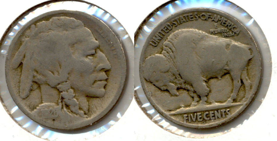 1920-S Buffalo Nickel AG-3 x