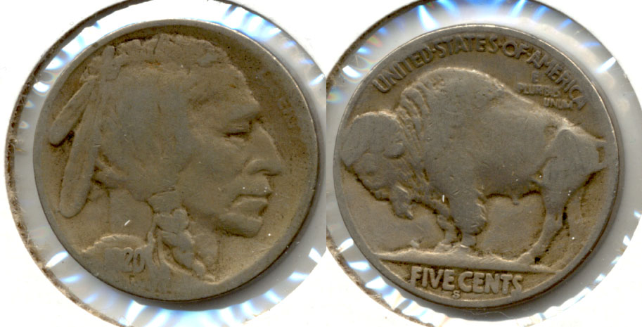1920-S Buffalo Nickel Good-4 ak