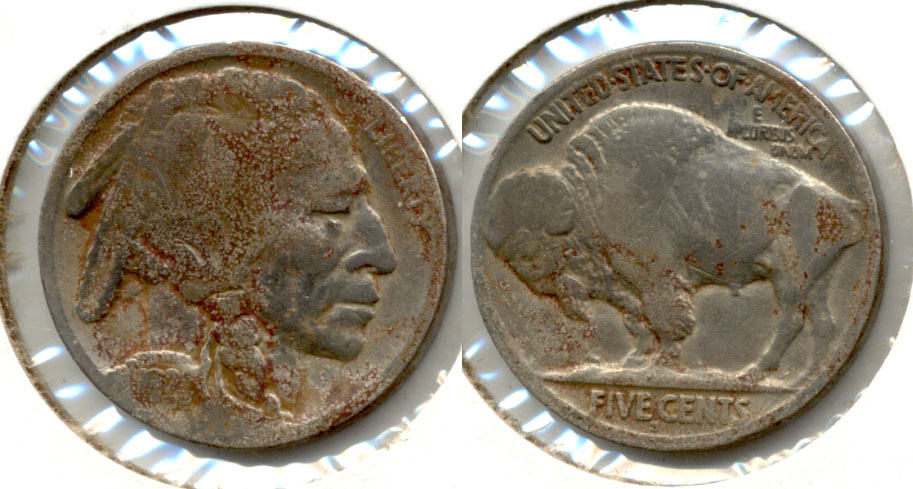 1920-S Buffalo Nickel Good-4 ap Slight Red