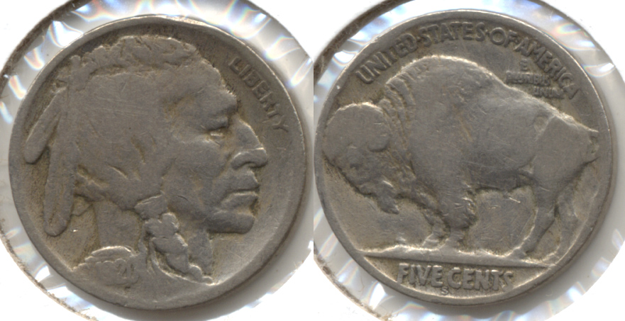 1920-S Buffalo Nickel Good-4 av