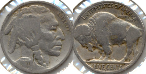 1920-S Buffalo Nickel Good-4 g