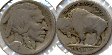 1923-S Buffalo Nickel AG-3 f