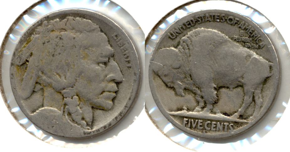1923-S Buffalo Nickel AG-3 g